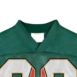 Women Soccer <b>Green</b> <b>Mesh</b> Football Jersey V Neck Star Graphic Printed Crop <b>Top</b> Short Sleeve Breathable Streetwear Sportswear - Product Image 3