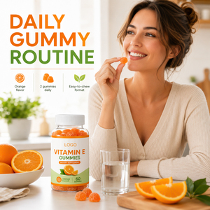 Bonbons gélifiés à la vitamine E en gros, antioxydant, soutien naturel de l'immunité et de la santé de la peau, complément alimentaire pour adultes et nouveau-nés, 60 unités - Product Image 2