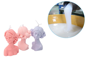 Silicone liquide RTV-2 en gros pour moules à bougies, silicone à bonne résistance à la <span class=keywords><strong>d</strong></span>échirure pour l'artisanat de bougies et l'utilisation en usine - Product Image 6