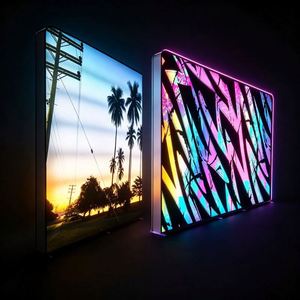Tool-Free Assembly Sign LED Fabric <b>Light</b> <b>Box</b> for Portable Exhibition Display Stand Trade Show Backdrop Wall <b>Advertising</b> Signage - Product Image 1