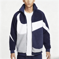 Veste chaude en laine d'agneau épaisse à 3 couleurs pour hommes et femmes, réversible et polyvalente, veste moelleuse