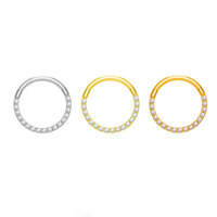 G23 ASTM F136 Septum à charnière en titane, Segment de Piercing, anneau de nez, anneau de nez, lèvres, oreille, Cartilage, oreille, hélice, Piercing corporel