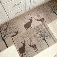 Home Kitchen Runner Rug Linen Water Absorbent Quick Dry Non Slip Floor Mat Easy Maintenance Factory Sale