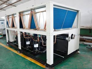 50kW 80KW ระบบ150Kw น้ำหล่อเย็นระบบระบายความร้อนด้วยอากาศเครื่องทำน้ำเย็น glycol อุตสาหกรรม - Product Image 3
