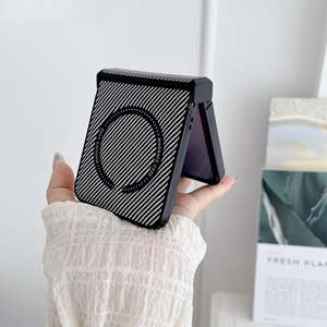 Étui de téléphone portable en cuir PU de luxe avec anneau magnétique antichoc, design étoile, pour Z Flip6/Z Fold4-6 Motorola <span class=keywords><strong>Poco</strong></span> - Product Image 3