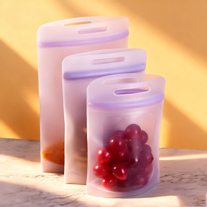 Bolsas de Silicona para Almacenamiento de Alimentos, Gran Capacidad, Reutilizables, Aptas para Microondas, Organización y Conservación en el Refrigerador - Product Image 4