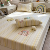 Drap housse à motifs de dessins animés multiples, doux pour la peau, housse de matelas à poche profonde et coins élastiques pour chambre à coucher