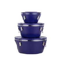 Ensemble de 3 casseroles isothermes industrielles 15L 26L 36L en acier inoxydable pour la restauration, les événements et les banquets