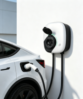 Cargador de Vehículos Eléctricos Putainen Serie QQ de 7kW 32A GB/T, Montado en Pared, 220V Monofásico, para Uso Doméstico, Estación de Carga AC, IP66 Impermeable, con WiFi y APP
