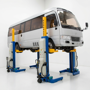 MAXIMA ALI Certified Four-Post Hydraulic Steel Mobile Column Lift FC75 Auto Body Commercial Vehicle Hoist For Truck Repair - Product Image 1