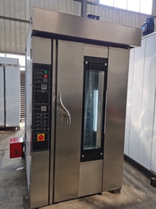 Nouveau four rotatif de boulangerie pour la cuisson du <span class=keywords><strong>pain</strong></span>, des biscuits et des pizzas - Gaz/Électrique/Diesel, en acier inoxydable, économie d'énergie, utilisation en restaurant - Product Image 3