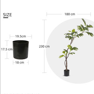 230cm Arbre Artificiel Faux Plantes <span class=keywords><strong>Pain</strong></span> Arbre Plancher Plantes En Pot pour La Décoration Intérieure - Product Image 6