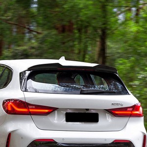 Bmw Rear Spoiler Ducktail Piano <b>Black</b> Carbon Fiber Texture For F40 1 Series M Sport 2019+ <b>Trunk</b> Lip Wing - Product Image 3