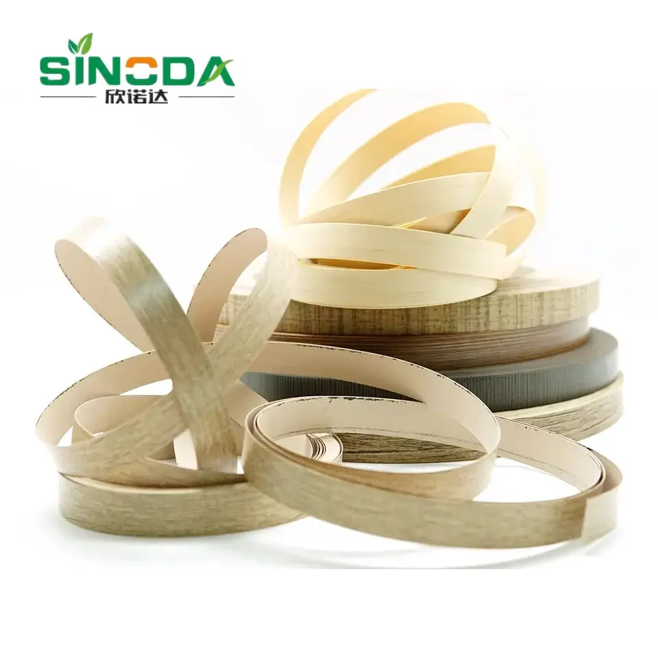 Hebei melamine edge banding board pre bonded melamine edge banding tape melamine edge banding