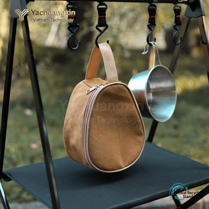 Sac de rangement pour bol de camping en plein air, sac en toile pour bol de pique-nique, sac à couverts portable - Product Image 4