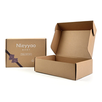 LOW MOQ Wellpappe recycelbar Logo Rosa Geschenk verpackung Schuhe Kleidung Box Papier Post Mailer Versand boxen für kleine Unternehmen