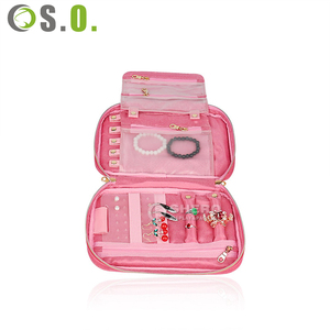 New Arrival Jewelry Organizer Luxury Portable <b>Large</b> Capacity Travel Jewelry Zipper Bag With Handle - Product Image 2