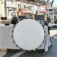 Affiche rétro personnalisée en métal vierge pour impression par sublimation UV, vente en gros d'impression offset de plaque sur le thème des lettres