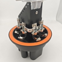 Fiber Optic Joint Box 1 Inlet 4 Outlet 144 Core Ip68 Fiber Enclosure Inline Type PP Material Anti-uv Fiber Splice Closure