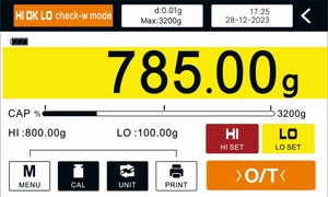 Balance de laboratoire électronique analytique chimique Veidt Weighing JK6002PRO LCT avec cellule de pesage et pare-brise en verre - Product Image 5