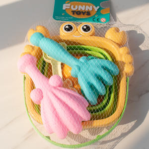 Seau en Silicone pliant pour enfants jouet de <span class=keywords><strong>plage</strong></span> bébé bord de mer sable creuser pelle costume eau mer équipement de jeu - Product Image 3