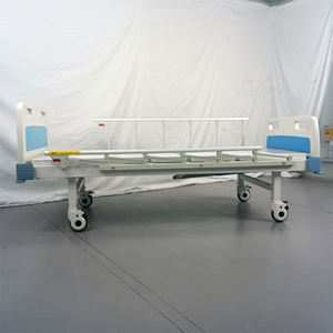 Lit d'hôpital manuel à double manivelle Lit d'allaitement bon marché en métal ABS pour les patients de la clinique hospitalière - Product Image 5