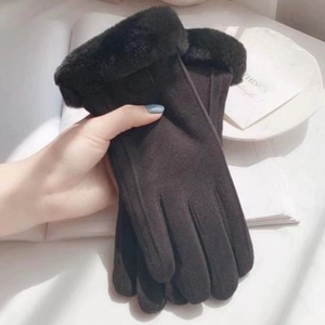 Guantes con estampado <span class=keywords><strong>de</strong></span> leopardo a la moda, guantes cálidos para ciclismo al aire libre en otoño e invierno, guantes gruesos con separación <span class=keywords><strong>de</strong></span> dedos - Product Image 4