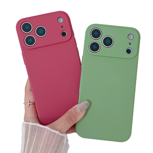 Custodia per telefono <span class=keywords><strong>in</strong></span> <span class=keywords><strong>silicone</strong></span> a prezzo di fabbrica per Apple <span class=keywords><strong>iPhone</strong></span> 17 16 Pro Max, custodia protettiva completa <span class=keywords><strong>in</strong></span> gomma morbida - Product Image 4