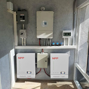 ระบบแบตเตอรี่สำรองไฟบ้านแบบไฮบริดกริดสปลิตโซลาร์เซลล์ 51.2V 5-15kWh แบบติดผนัง พร้อมระบบ CAN - Product Image 5