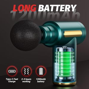 New Portable Mini Usb Charging Hand Electric <b>Massage</b> Gun Custom Logo Vibration Deep Tissue Muscle Machine Fascial <b>Massaging</b> Gun - Product Image 2