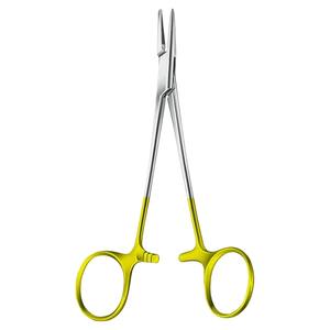 Pinza Hemostática Recta/Codada de Acero Inoxidable 14/16/18cm, Herramienta Quirúrgica, Portaagujas Médico-Dental - Product Image 4