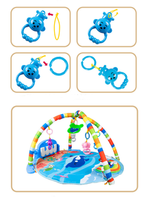 Tappetino Morbido per Neonati con Piano Musicale, Gioco Educativo per Lettino - Product Image 5