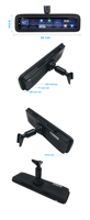 Usine en gros 4 caméra 4 canaux HD Android 9.0 Mobile DVR caméra voiture avec GPS 4G WiFi 2 + 32g pour voitures quatre Type d'objectif