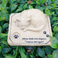 Fournitures d'artisanat pour la résine mémoriaux pour animaux de compagnie Statue d'animal moule décoration de table et accessoires