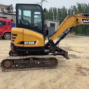 CE EPA เครื่องขุดขนาดเล็ก3.5ตันหางเป็นศูนย์แกว่ง SY35u SY26u ห้องโดยสาร SY16c ปั๊มเครื่องยนต์ yanmar - Product Image 1