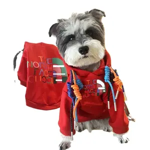 Dog Clothes Hoodies The Dog Face Wind Coat Warm for Small Large Dogs Jacket Sweatshirt French Bulldog Jacket Clothing Polyester