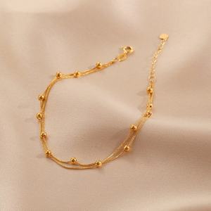 2024 High Quality New Design Custom Stainless Steel Fashion Bead Chain <b>Bracelet</b> - Product Image 6