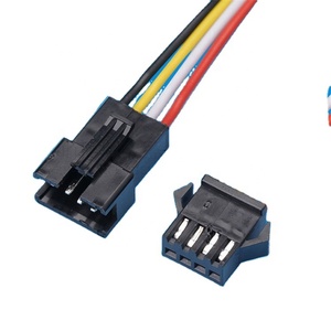 สายไฟฉีดขึ้นรูปแบบ OEM/ODM FJ62 JST SM พร้อมปลั๊กหุ้มฉนวนทองแดง PVC ได้รับมาตรฐาน RoHS/CCC - Product Image 1