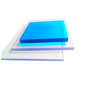 Plaque en polycarbonate Song Sheng 5 mm d'épaisseur, bleu lac transparent, pour pare-soleil, auvents, isolation phonique autoroute - Product Image 1