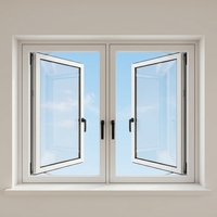 Fenêtre à battant et à bascule en PVC certifiée CE, double vitrage, économie d'énergie, pour maison et bâtiment commercial