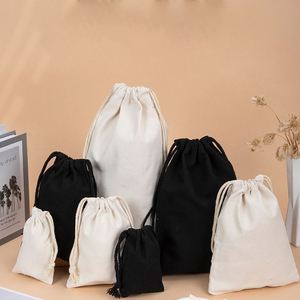 Sac en toile de coton imprimé numériquement 15*20cm, recyclable, avec cordon de serrage, pochette de Noël en coton pour cadeau personnalisé écologique - Product Image 6