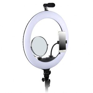 Big 18 inch circular lights selfie lamp dimmable <span class=keywords><strong>beauty</strong></span> operated ring light with tripods stand - Product Image 1