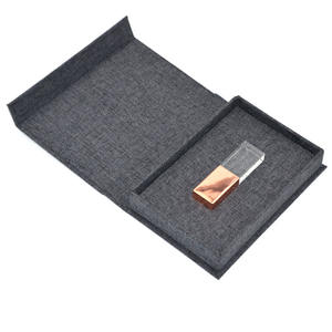 Boîte d'emballage en lin <span class=keywords><strong>pour</strong></span> micro présentation, clé usb, logo personnalisé 2.0 3.0, coffret cadeau <span class=keywords><strong>pour</strong></span> <span class=keywords><strong>photographe</strong></span>, vente en gros, économique - Product Image 2