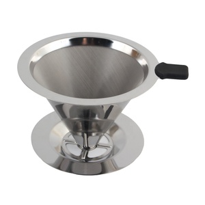 ที่กรองกาแฟแบบกรองทับ ทำจากสแตนเลสเกรดอาหาร ทนทาน ใช้งานได้หลายครั้ง - Product Image 2