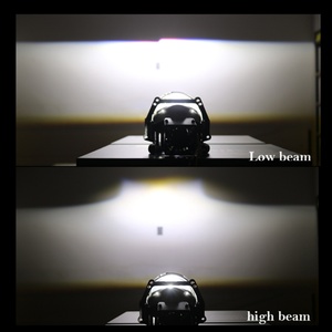 Sanvi New A9 3 Inch Bi Led <b>Projector</b> Lens Headlight 57w 5500K Dual LED Chips for Cars Auto <b>Lighting</b> System Car Lamp - Product Image 6