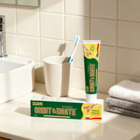 Dentifrice blanchissant à la menthe fraîche Orbit&White Herbal Miswak avec de la niacinamide pour usage domestique, élimine les taches dentaires, taille standard 100g