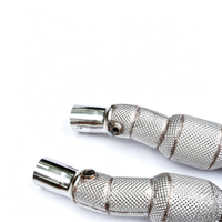 Für Ferrari F430 4.3L Performance-Downpipes, Hochleistungs-Katalysator-Auspuffkrümmer, Direkt Anschraubbare Auto-Tuning-Teile, Auf Lager