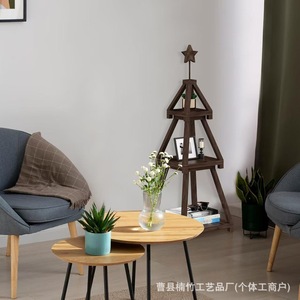 Soporte de madera de 3 niveles para pasteles y postres, con forma de estrella, decoración de mesa para fiestas. - Product Image 3