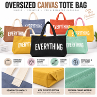 Sac fourre-tout en toile personnalisé, 7 couleurs, grande capacité, toile épaisse, poignée renforcée, sac de campagne de marque