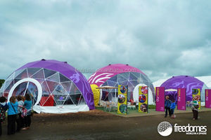 บ้านโดมสำเร็จรูป120กม./ชม. บ้านโดมแข็งแรงประเภทโดม12เมตรบ้านโดม geodesic พร้อมห้องน้ำใน100 $ - Product Image 3